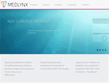Tablet Screenshot of medlynx.com.br